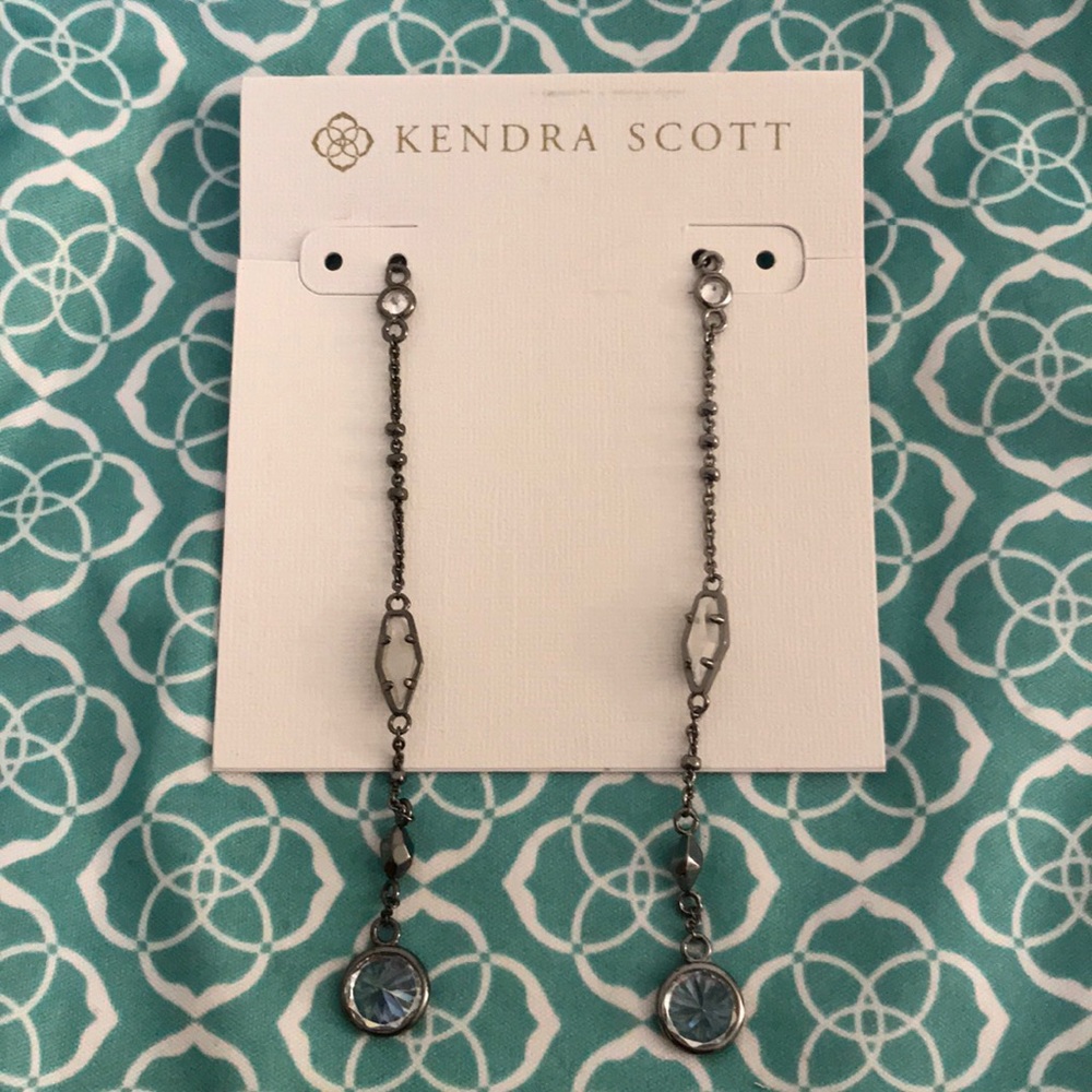 Kendra Scott Monica Earring Gunmetal